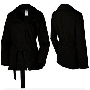 PATAGONIA Black Larissa Trench Raincoat- EUC, Medium